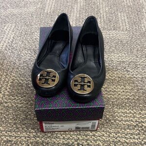 Tory Burch Reva Flat Black